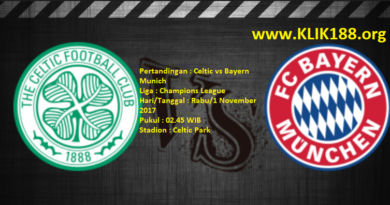 Prediksi skor Celtic vs Bayern Munich 1 November 2017