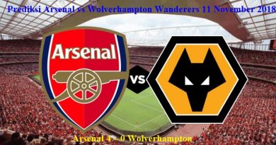 Prediksi Arsenal vs Wolverhampton Wanderers 11 November 2018