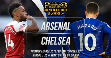 Prediksi Arsenal vs Chelsea 20 Januari 2019