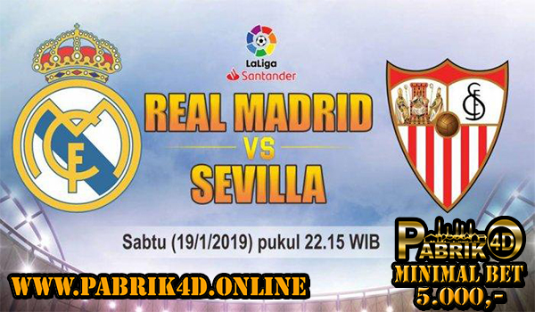Prediksi Real Madrid vs Sevilla 19 Januari 2019