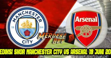 Prediksi Skor Manchester City vs Arsenal 18 Juni 2020